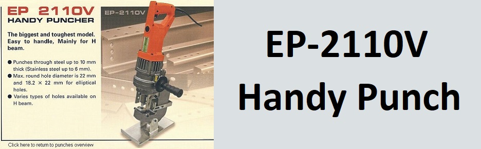 EP-2110V Portable steel punches, handy puches